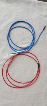 Kabel E-Turtle rot und blau, 2er Set